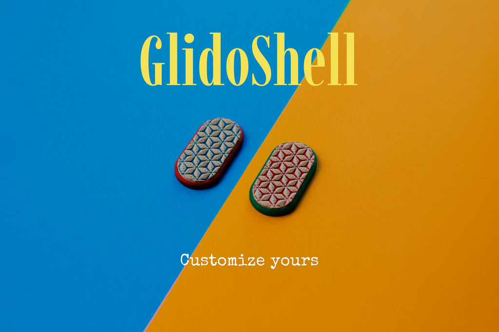 GlidoShell - Magnetic Fidget Slider with Customizable Shell Textured