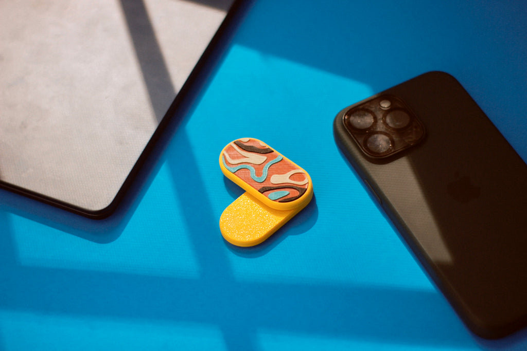 GlidoWave - Customizable Abstract Wave Pattern  Fidget Slider
