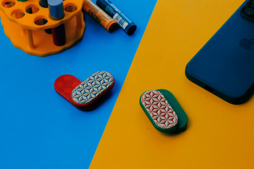 GlidoShell - Magnetic Fidget Slider with Customizable Shell Textured