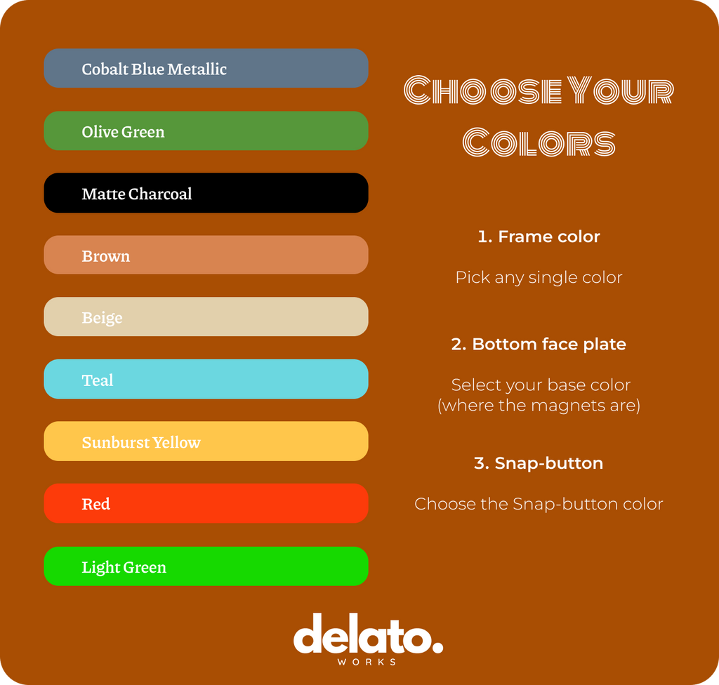 Flik-O-Snap - Magnetic Snap Switch Slider with Custom Colors